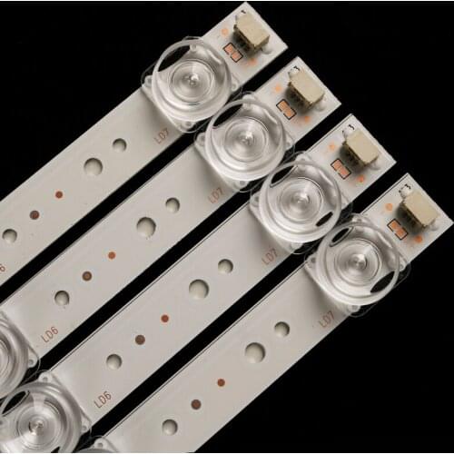 LED Backlight strip 7 Lamp for TCL 49D6 49V2 49S2 4C-LB4907-ZM03J ZM-JN-F 19 4C-LB4907-ZM02J 4C-LB4907-HR01J 49HR330M07A0 V3