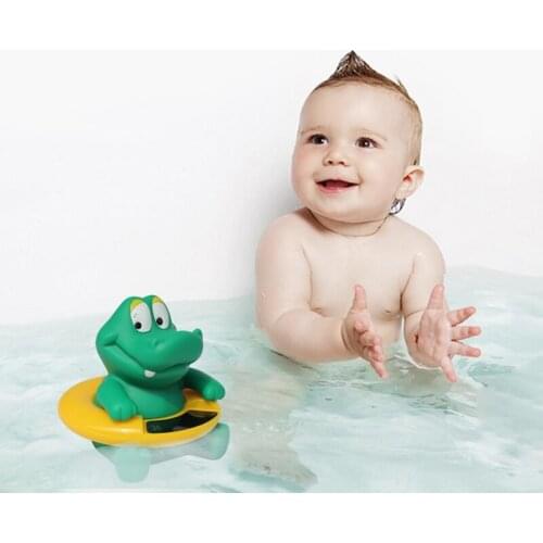 Baby Water Thermometer Cartoon Bear Infant Bath Thermometer Duck Dinosaur Baby Tub Toy Temperature Tester Kid Bath Toys