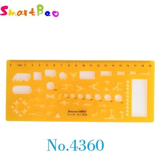 Electrical Engineering Drawing Template Drafting Stencil No.4360