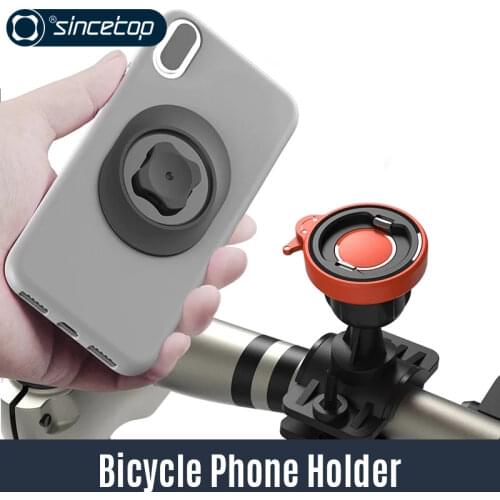 Universal Quick Mount for bike Phone holder bicycle Bracket Clip Can rotated Stand for iPhone for huawei for sumsung cellphone
