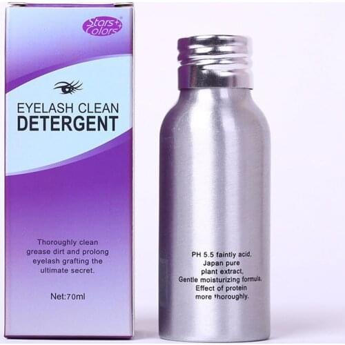 70ML Eyelashes Cleaning Liquid Professional Eyelashes Cleaner Eyelash Extension Extension Cleanser No Stimulation