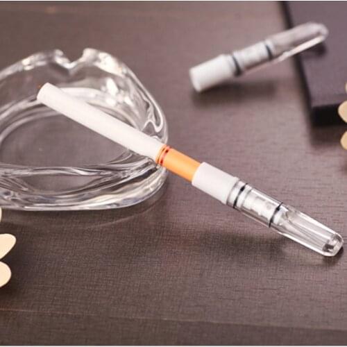 1PCS Cigarette Holder Filter Reduce Tar Individual package Cleanable And Reusable Recycling Mouthpiece Smoking Accessories