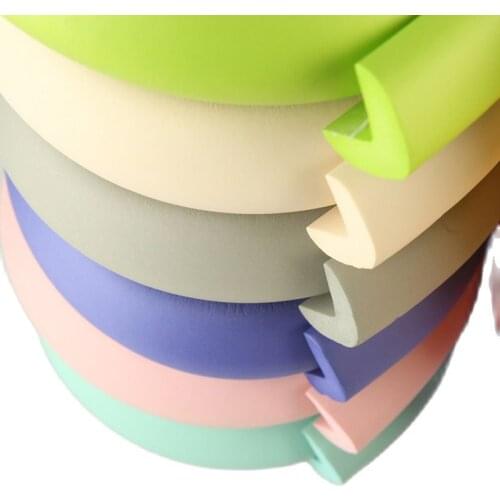 10pcs/lot Children Protection 2M Table Guard Strip Baby Safety Glass Edge Furniture Horror Crash Bar Corner Foam Collision