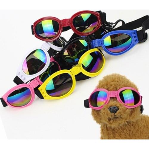100PCS Dog Protection Eye Sunglasses Foldable Pet Dog Glasses Dog Pet Glasses Pet Eyewear Waterproof Party Apparel