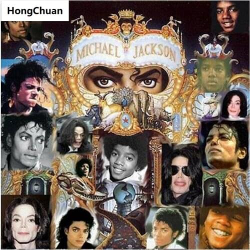 5D DIY square/round diamond embroidery, Mike Jackson, diamond painting, mosaic cross stitch, home decoration, Christmas gifts