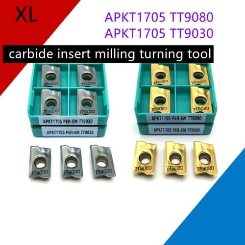 APMT1135 APMT1604 PDER TT9080 Carbide Insert APMT CNC Lathe Parts Tool 3PKT110408 For Indexable Milling Cutter APKT1508