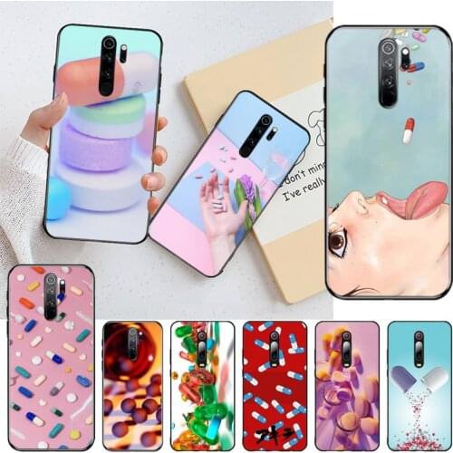 Cartoon Drug Art Phone Case for Redmi Note 9 8 8T 8A 7 6 6A Go Pro Max Redmi 9 K20 K30 Pro