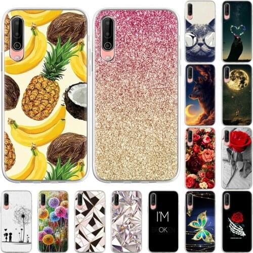 Case For Wiko View 4 Cases Silicon Painted Phone Funda on Wiko View4 Wiko View 4 Lite 6.52 inch Soft TPU Bumper Shell Bumper