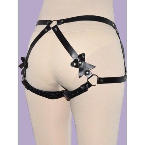 Hmex Thigh Harness Leg Harness Woman Goth Garter Belt Lingerie Body Sexy Waist Bondage Cage Suspender Erotic Suspender Lingerie