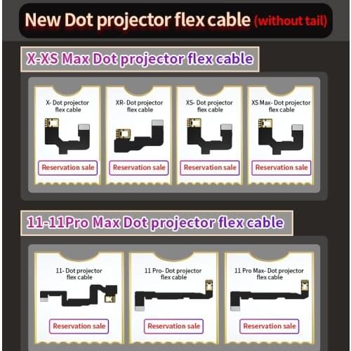JC Dot Matrix Cable Face ID Flex for iphone X-xs-12 Pro Max Repair JC Programmer Pro1000S Dot Projector Detection Replace Cable