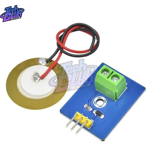 Ceramic Piezo Vibration Sensor Module Analog Controller Electronic Components Supplies Sensor DIY KIT 3.3V/5V for Arduino UNO R3