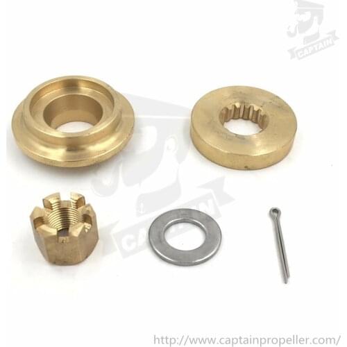 Captain Propeller Hardware Kits Fit Suzuki Outboard DF70 DF80A DF90 DF100 DF115 DF140 Thrust Washer/Spacer/Washer/Nut/Cotter Pin