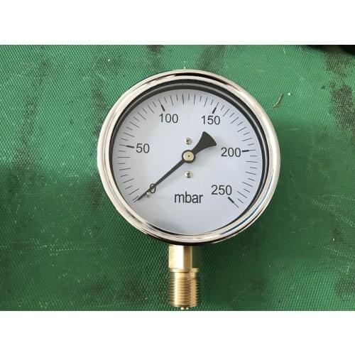 Membrane box pressure gauge micro pressure gauge Weika type YE-100 250MBAR 500MBAR 600MBAR