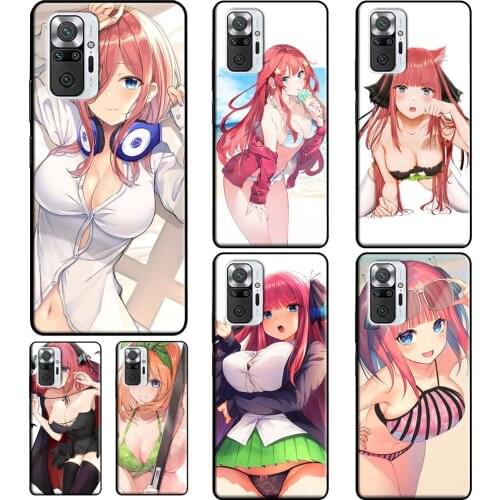Nino Yotsuba Nakano Quintessential For Xiaomi Redmi Note 10 Pro 8 8T 9S Note 9 Pro Soft Case For Redmi 9T 9A 9C K40 Cover