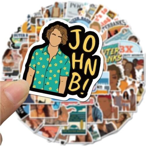 10/50/100pcs Movie Outer Banks Stickers Pack Waterproof PVC Skateboard Guitar Luggage Motorcycle Laptop Graffiti Sticker Kid Toy