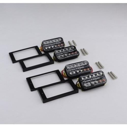 1 Set Original Genuine Epi Electric Guitar Humbucker Pickup With Screw ( Ceramic / Alnico Magnet Bar ) Guitar Accessories