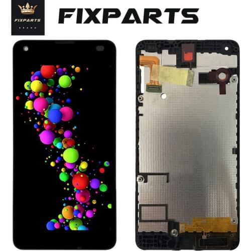 Original Tested Working Well for Nokia Lumia 550 LCD Display+Touch Screen Digitizer+tools Assembly Replacement 550 free shipping
