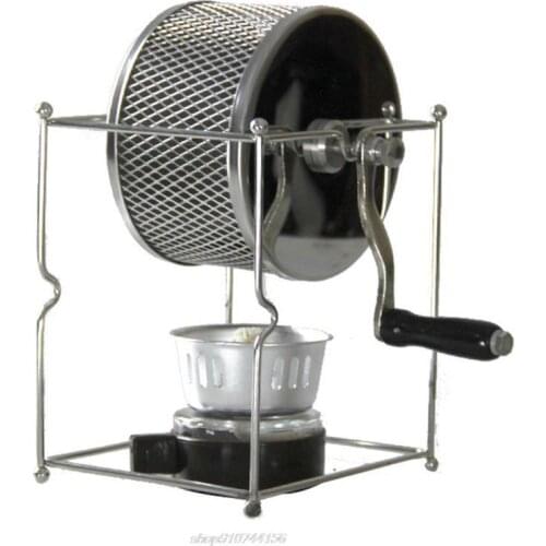 Protable Manual Handy Coffee Bean Roaster Set Stainless Steel Mill Hand Crank for Travel Camping Multifunction Jy20 21 Dropship