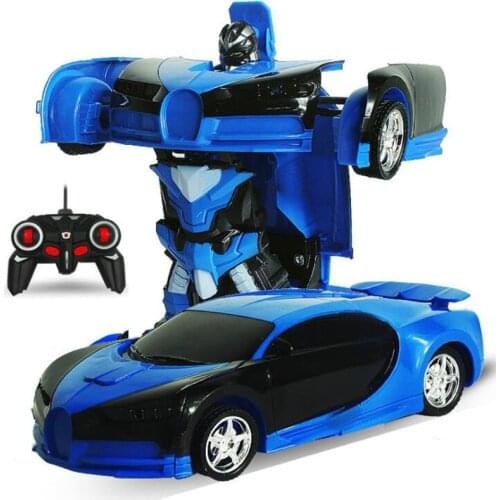 Rc Transformation robot 2 in 1 RC Car Driving Sports Car drive Robots Models Remote Control Car RC Fighting robot Toy Gift