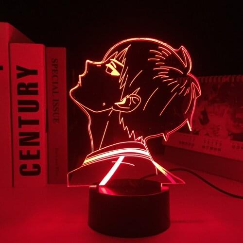 Anime Haikyuu Tobio Kageyama LED Night Light for Kids Birthday Gift Bedroom Decor Nightlight Bedside Table 3D Lamp Haikyu