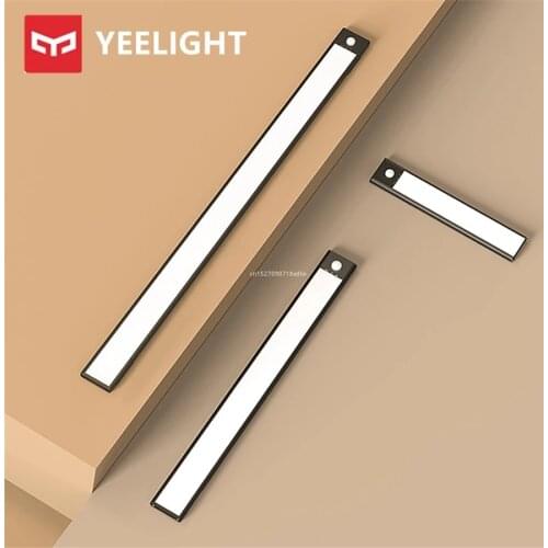 Xiaomi Mijia Yeelight LED Cabinet Light Motion Sensor Night Light Induction Light Easy Install Rechargeable For Kitchen Cabinet