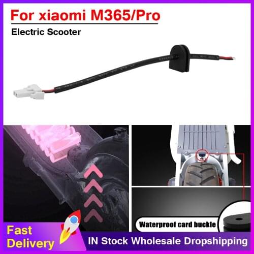 Led Smart Tail Light Cable Direct Fit Electric Scooter Parts Battery Line Foldable Wear Resistant for Xiaomi M365 Accessories