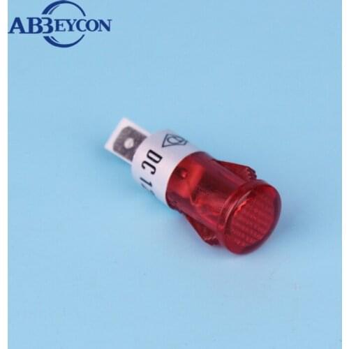 ZS106 Super Quality 10mm pre-mired lamp 220v indicator light MDX-11AW Signal Lamp
