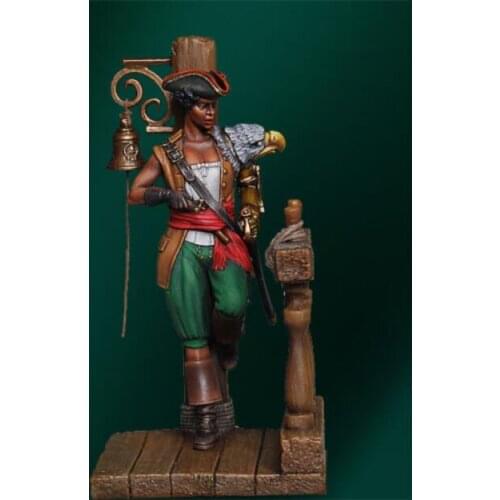 1/32 Assembly Resin Figure kit Female robber with base