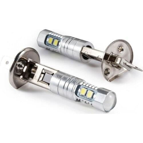 2pcs H1 50w Cree Led Headlight Bulbs Kit Fog Driving Light 6000k Super White 1800lm Auto Headlamps