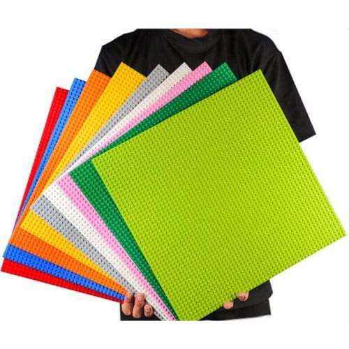 2PCS/Lot 40*40cm Classic DIY Baseplate 50*50 Dots Building Blocks Base Plate for Small Bricks Small Size Brick