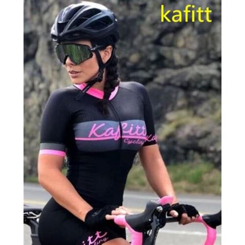 2020-Women-One Cycling Jersey-Triathlon-Bicycle-Sports Bike Little Monkey Summer Short Sleeve Suit 9DGEL Cushion