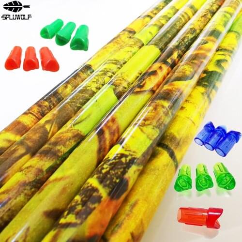 24PCS 8.8mm Archery Accessories Bolts Crossbow Arrows Nock and Carbon Arrows Shaft Free Shipping