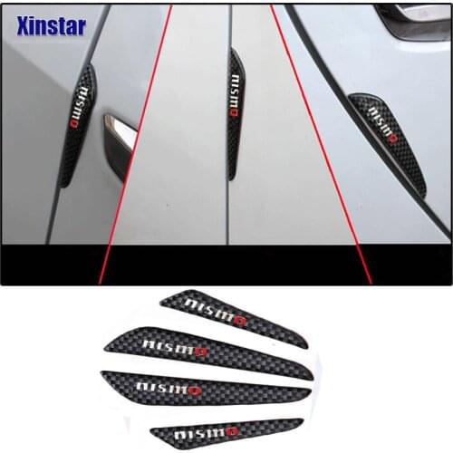 4pcs Nismo Car Door Guard Edge Corner Protector For Nissan QASHQAI Altima Juke Murano Pathfinder Rogue Sentra Versa Teana Sylphy