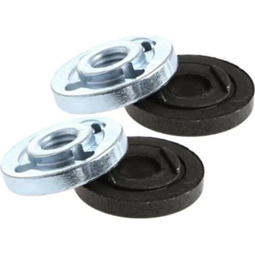 4 Pcs Angle Grinder Replacement Part Inner Outer Flange Set 30mm Workshop Plate