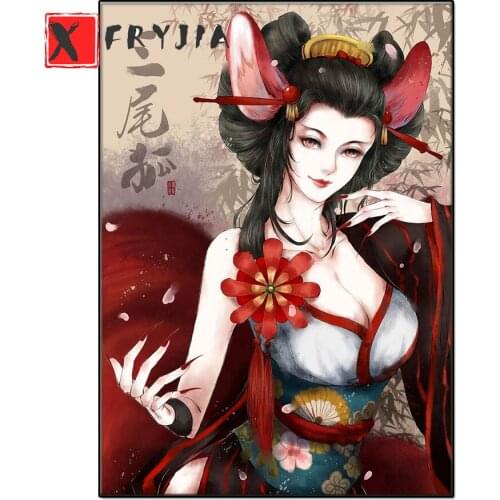 Diamond Embroidery Sexy Nine Tailed Fox Full Square/Round Diamond Painting 5D DIY Cross Stitch Rhinestone pictures mosaic decor