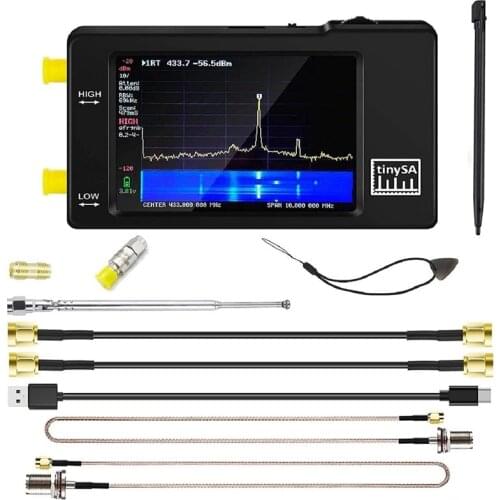 TinySA Spectrum Analyzer- SMA Male to UHF Female Cables & 30Db Attenuator MF HF VHF UHF Input for 0.1MHZ-960MHz