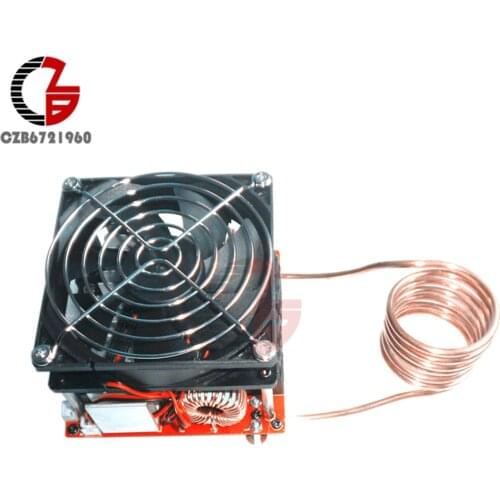 DC 24V 36V 20A ZVS Induction Heating Board Module Flyback Driver Heater Cooker with Ignition Coil Fan Electronics DIY Kit