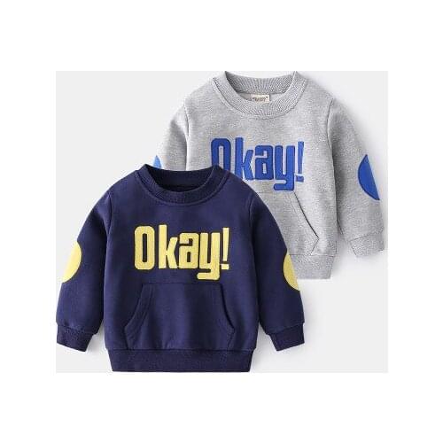 Baby Sweatshirt 2021 Spring Autumn Baby Clothes New Boys Childrens Long Sleeves Pullovers Top Tees 2 3 4 5 6 7 Years T Shirt