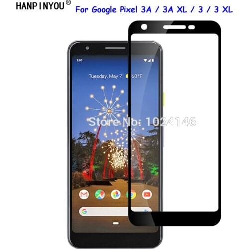 For Google Pixel 3A 3 XL Full Cover Hard Cear Tempered Glass Front Screen Protector Ultra Thin Explosion-proof Protective Film