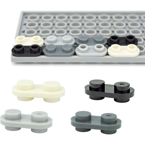 DIY Educational Building Blocks 1x2 Knobs Both Sides Bricks MOC Part Compatible With all brands Assembles Particles Toys