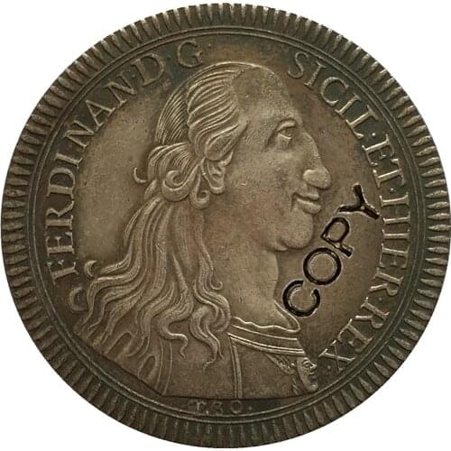 Italian states 1793 1 Oncia, 30 Tari - Ferdinando I copy coins