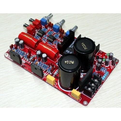 LM3886 + NE5532 tuning finished power amplifier board 68W + 68W
