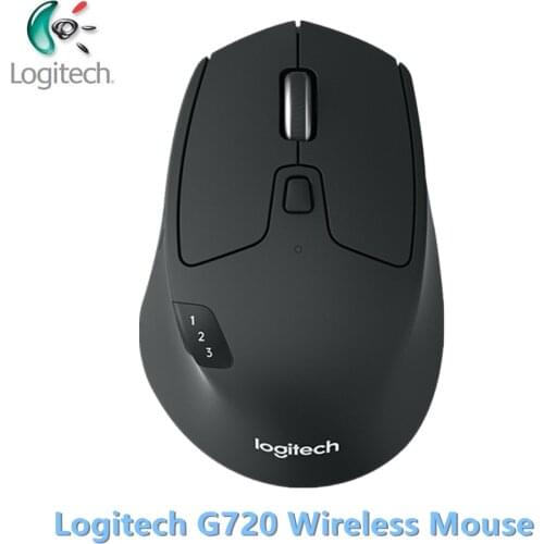 Logitech M720 Multi-Device Wireless Mouse Bluetooth 2.4GHz Dual-mode Gaming Mouse Desktop PC Laptop 8 Buttons Cordless Mice