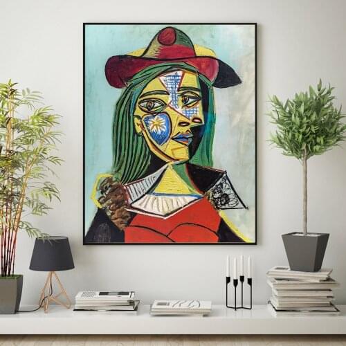 Abstract Line Witch Art Posters And Prints Woman Face Canvas Painting Nordic Wall Pictures For Bedroom Interior Unique Decor