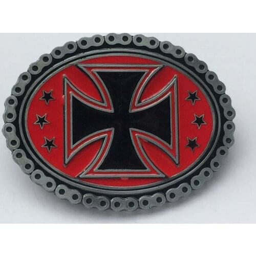 New Style High quality Oval Black Cross Belt Buckle SW-BY813 suitable for 4cm wideth belt with continous stock