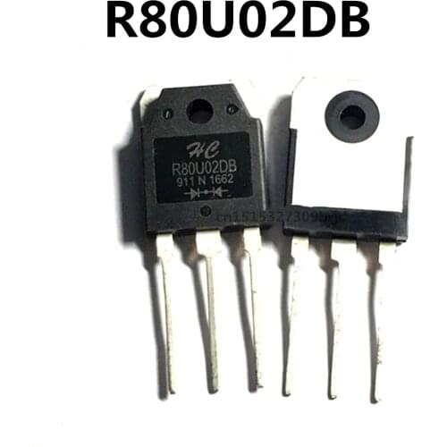 Original new 2pcs/ R80U02DB 80A/200V