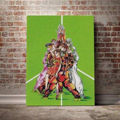 Diamond is Unbreakable JoJos Bizarre Canvas poster Painting wall Art decor Living room Bedroom Study Home Decoration Prints