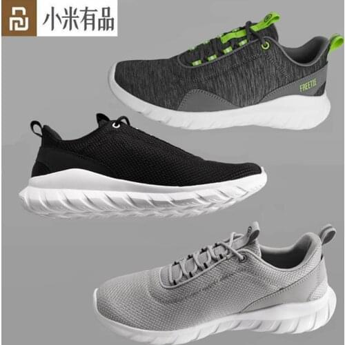 Youpin FREETIE Sports Shoes Lightweight Ventilate Elastic Knitting Shoes Breathable Refreshing City Running Sneaker For Man