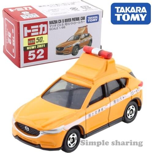 Takara Tomy Tomica 52 Mazda CX-5 River Patrol 1/66 Car Hot Pop Kids Toys Motor Vehicle Diecast Metal Model Collectibles New