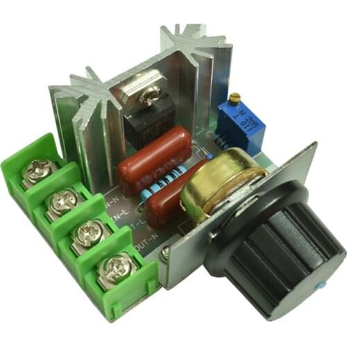 220V 2000W SCR high power electronic voltage regulator, dimming, speed regulation, temperature regulation module